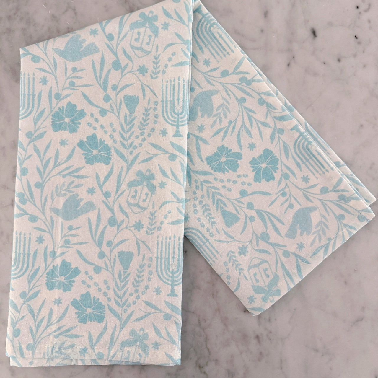 Jewish Together - Hanukkah Bloom Tea Towel - ModernTribe