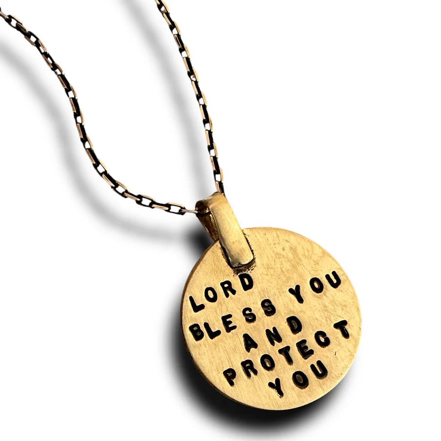 Marla Studio - Lord Bless You and Protect You Necklace by Marla Studio - Sterling Silver or Bronze - ModernTribe