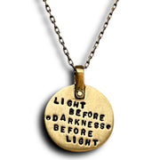 Marla Studio - Light Before Darkness Pendant Necklace by Marla Studio - Bronze - ModernTribe