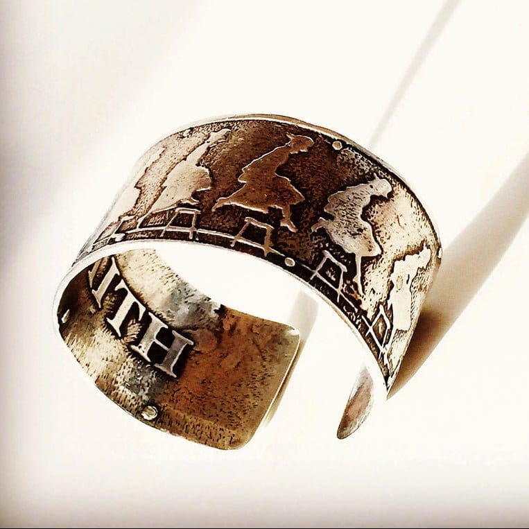 Marla Studio - Leap of Faith Bronze Cuff Bracelet by Marla Studio - ModernTribe