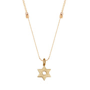 &LIVY - Star of David Chain Slider Adjustable Necklace - 22k Gold - Plated or Silver - ModernTribe