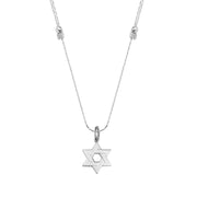 &LIVY - Star of David Chain Slider Adjustable Necklace - 22k Gold - Plated or Silver - ModernTribe