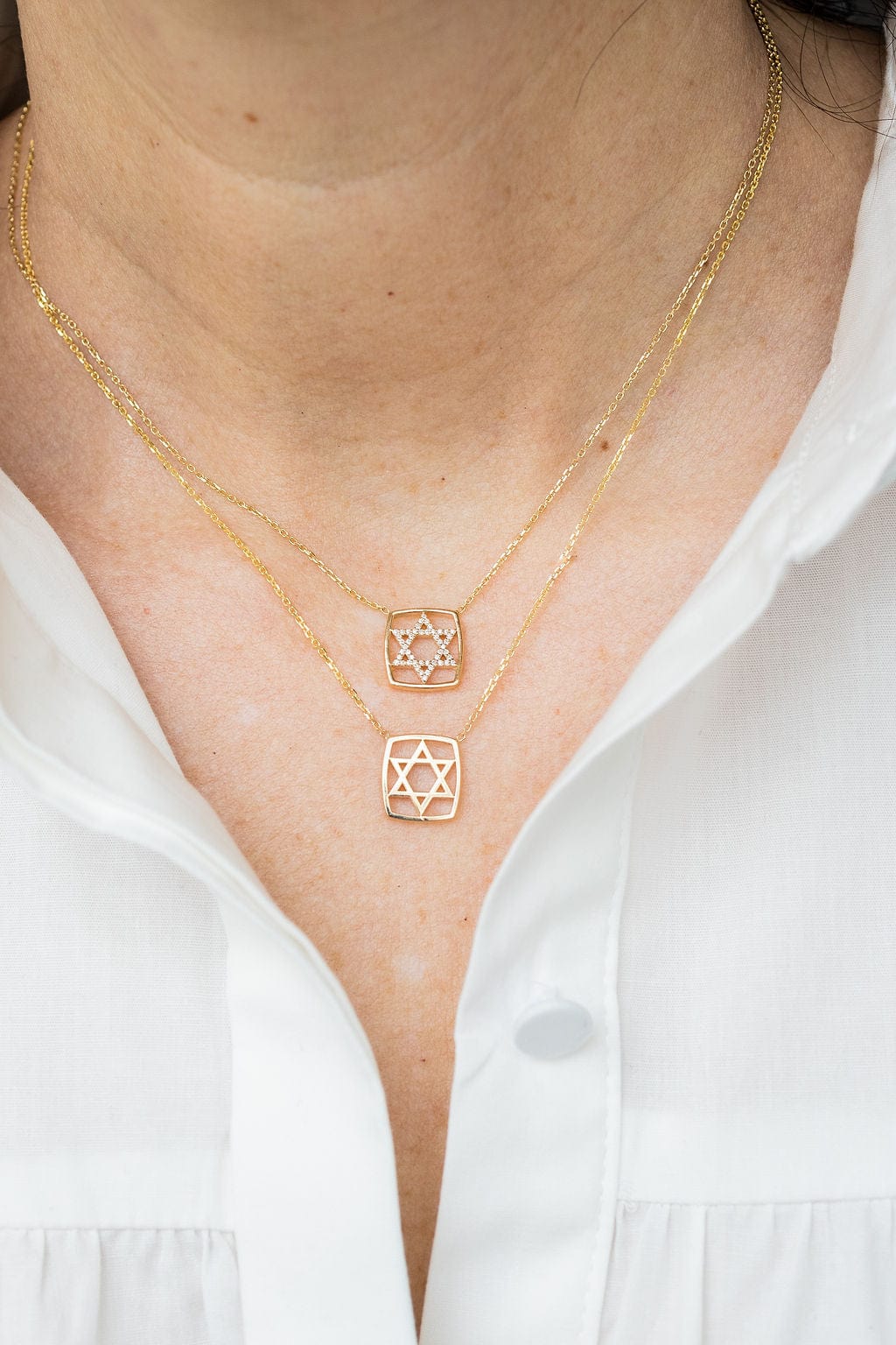 LeahJessica Jewelry - The Ahava Magen David Necklace by LeahJessica Jewelry - ModernTribe