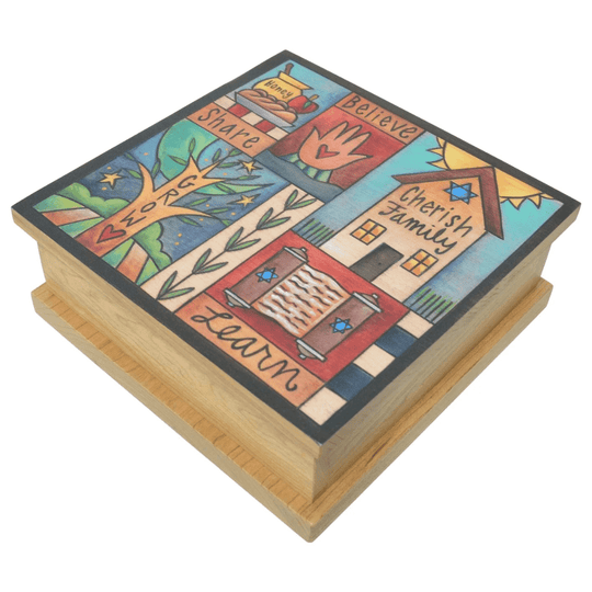 Love and Light Judaica Keepsake Box