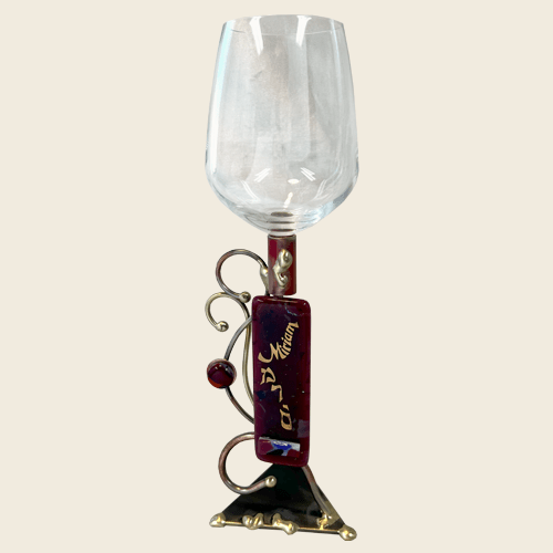 Gary Rosenthal - Glass Stem Miriam's Cup by Gary Rosenthal - ModernTribe