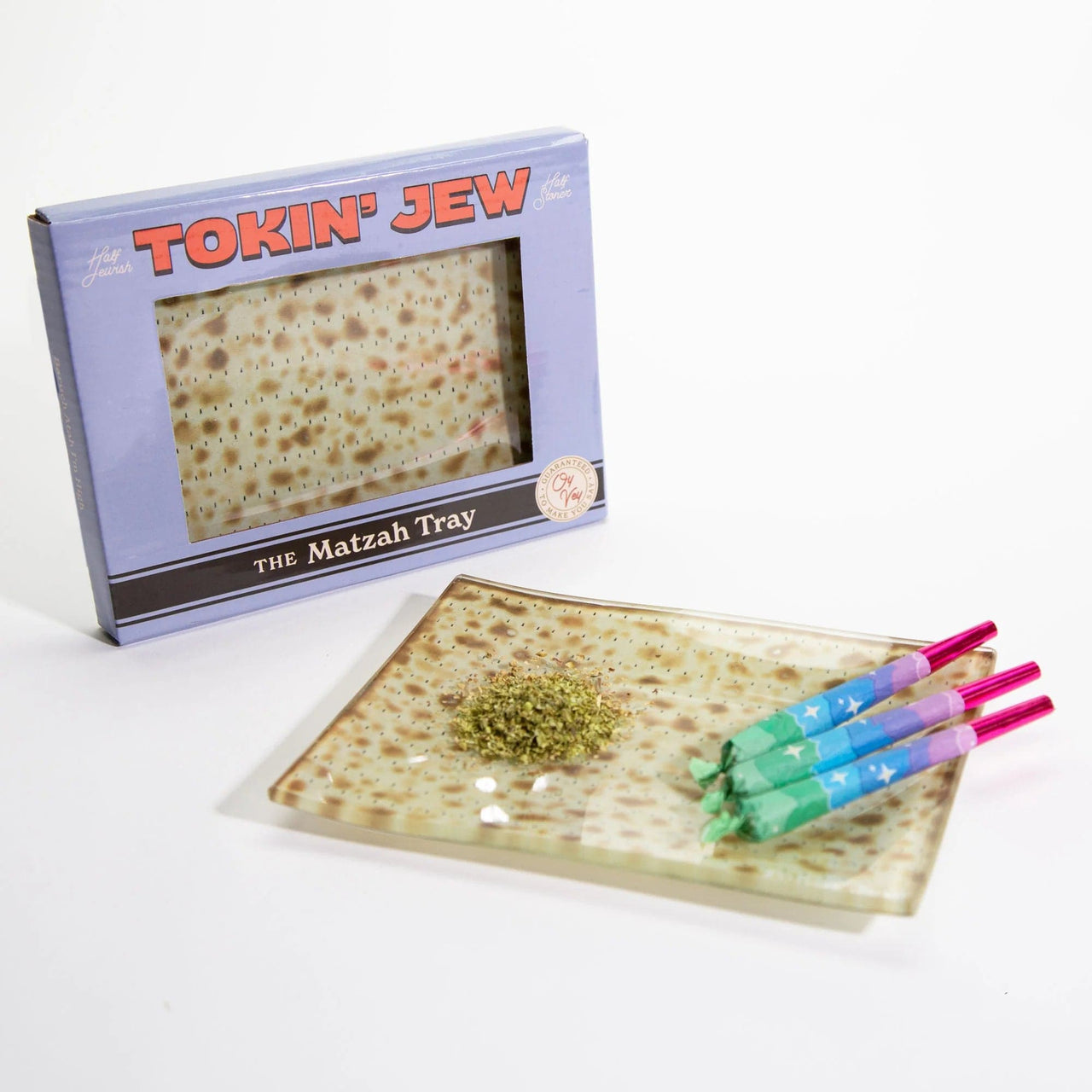 Tokin' Jew Matzah Plates Matzah Rolling Tray