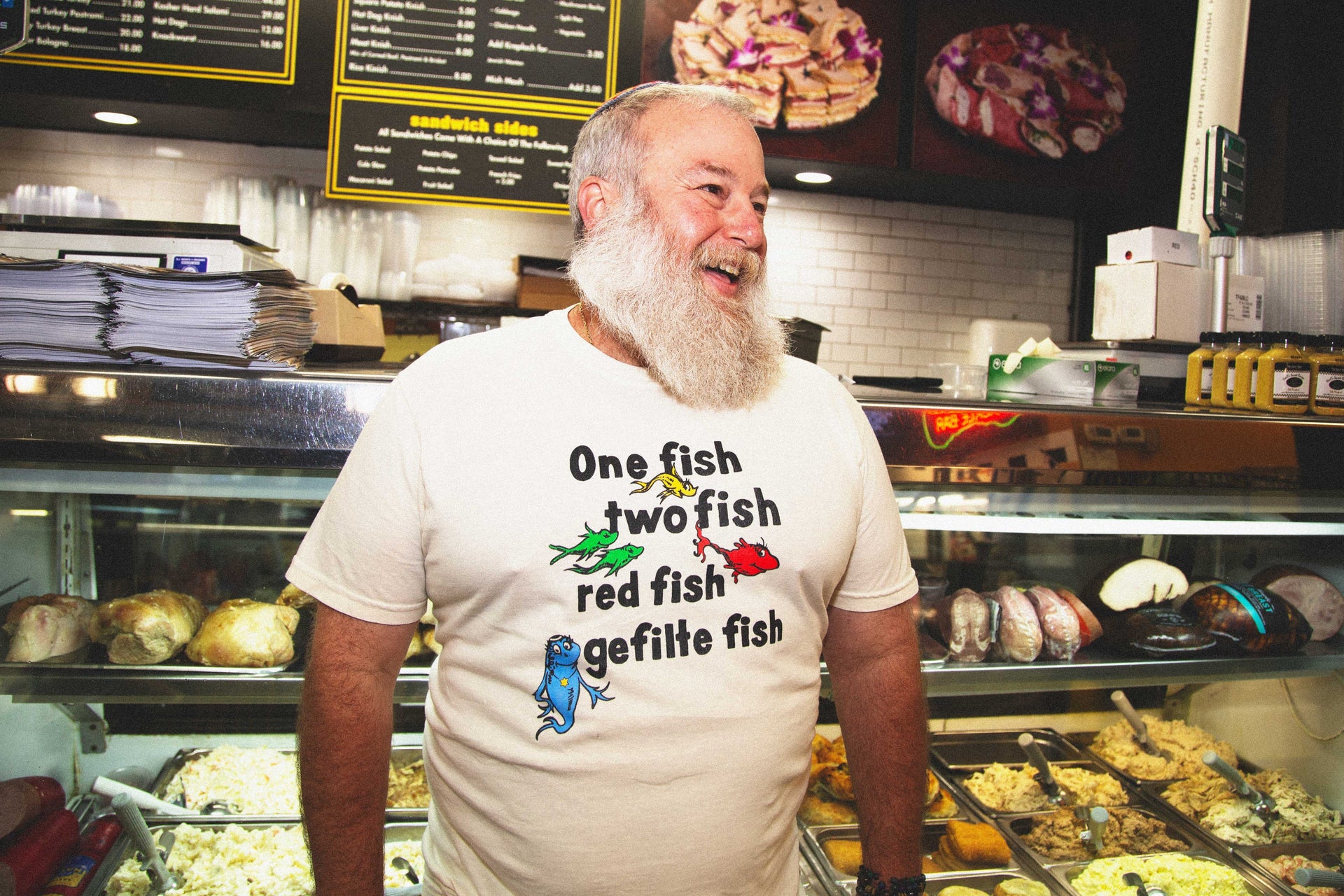 Tokin' Jew T-Shirts One Fish Two Fish Shirt T-Shirt - (Sizes Small - 3XL)