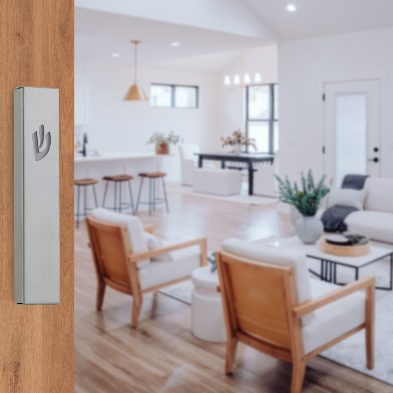 SURI - Silver Sweetheart Mezuzah Case - ModernTribe