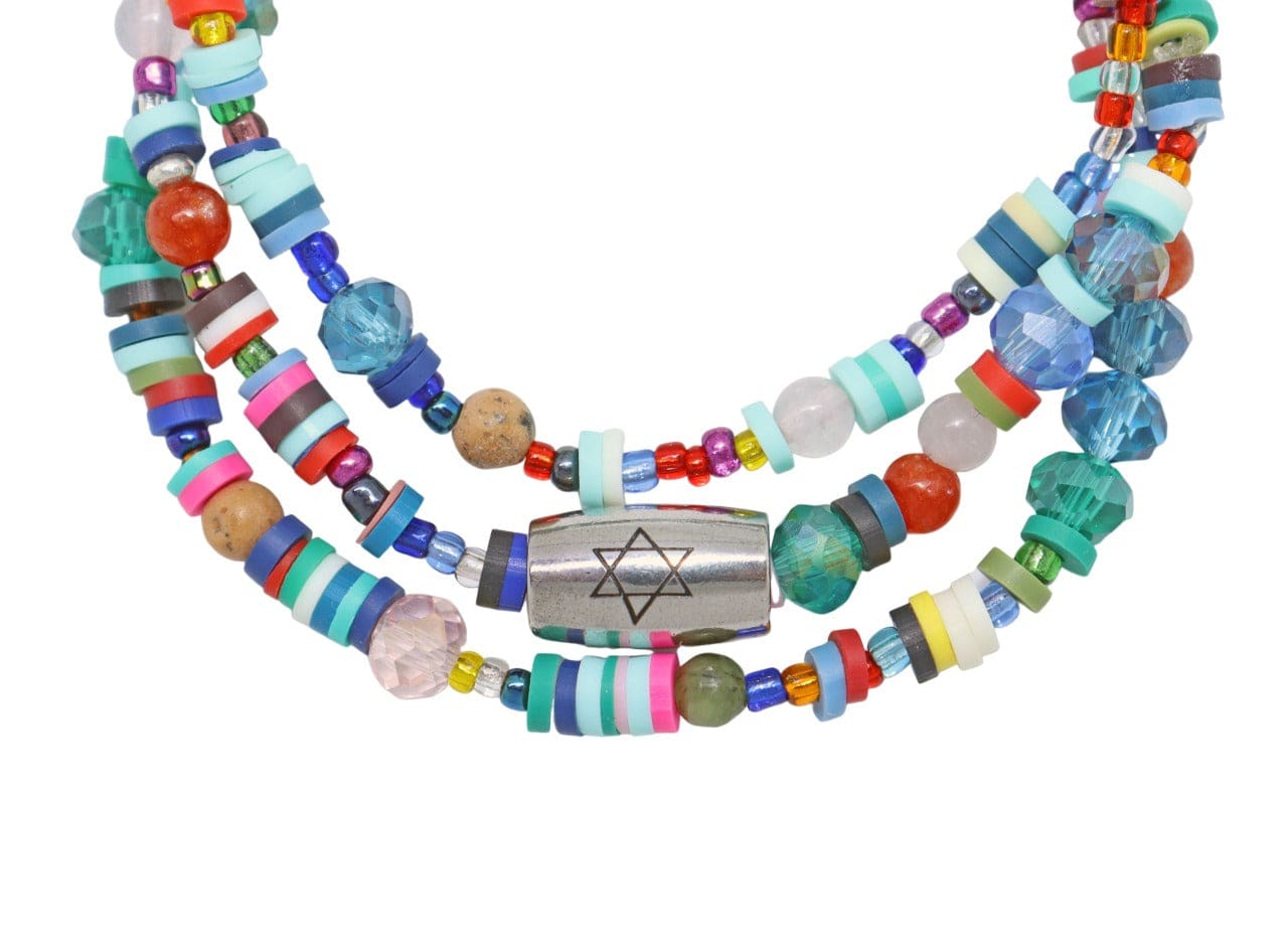 My Tribe by Sea Ranch Jewelry - Star of David Beaded Friendship Bracelets - (Set of 3) - ModernTribe