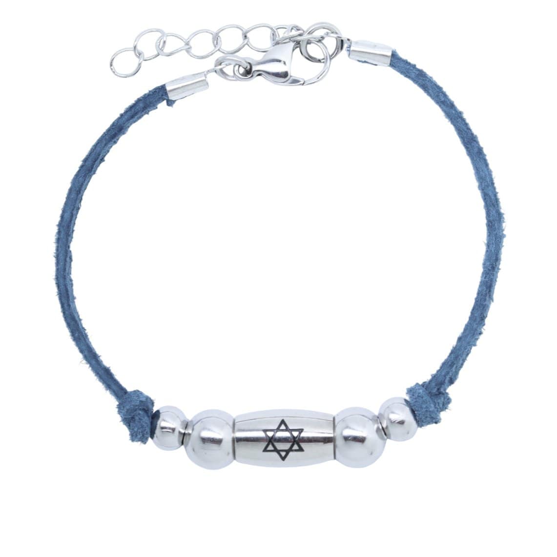 My Tribe by Sea Ranch Jewelry Bracelets Boho Steel Sleek Star of David Bracelet - Slate Blue