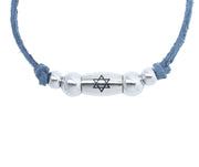 My Tribe by Sea Ranch Jewelry Bracelets Boho Steel Sleek Star of David Bracelet - Slate Blue