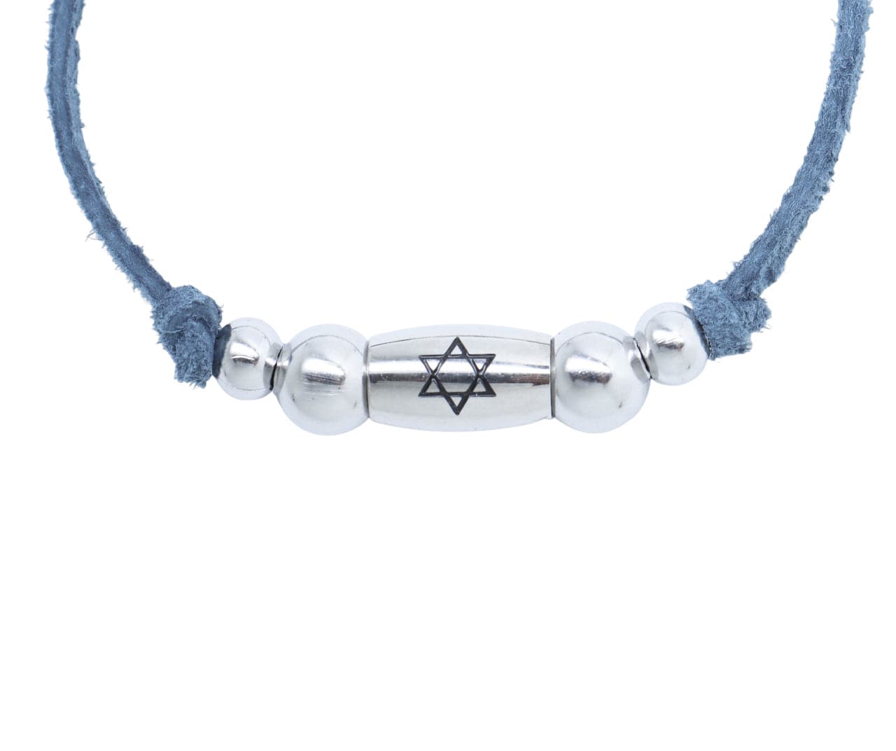 My Tribe by Sea Ranch Jewelry Bracelets Boho Steel Sleek Star of David Bracelet - Slate Blue