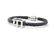 My Tribe by Sea Ranch Jewelry - To Life! Chai Woven Black Leather Bracelet - 7" or 8" - ModernTribe