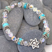 My Tribe by Sea Ranch Jewelry Bracelets Jasper and Crystal Star of David Bracelet