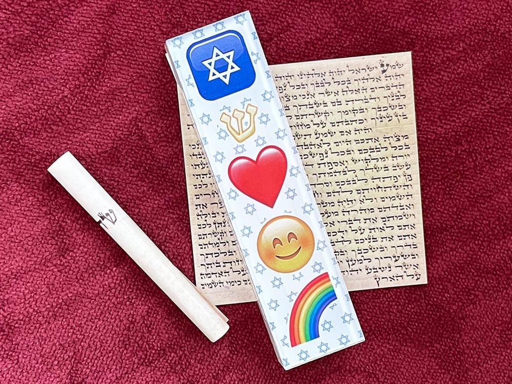 Caspi Cards & Art Mezuzahs Cutie Icons Mezuzah