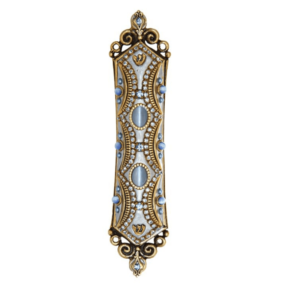 Michal Golan Mezuzahs Sky Blue Mezuzah by Michal Golan