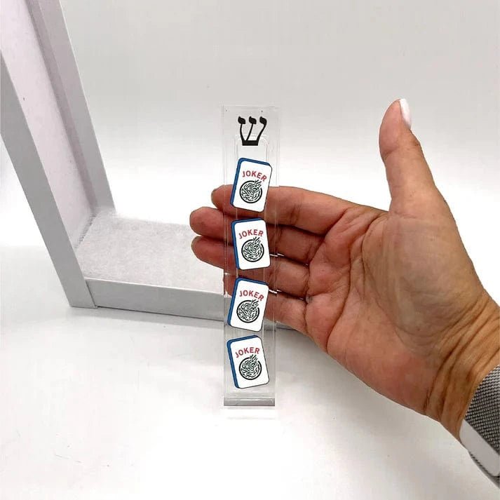 Florida - Funshine - Acrylic Mah Jongg Joker Mezuzah - ModernTribe