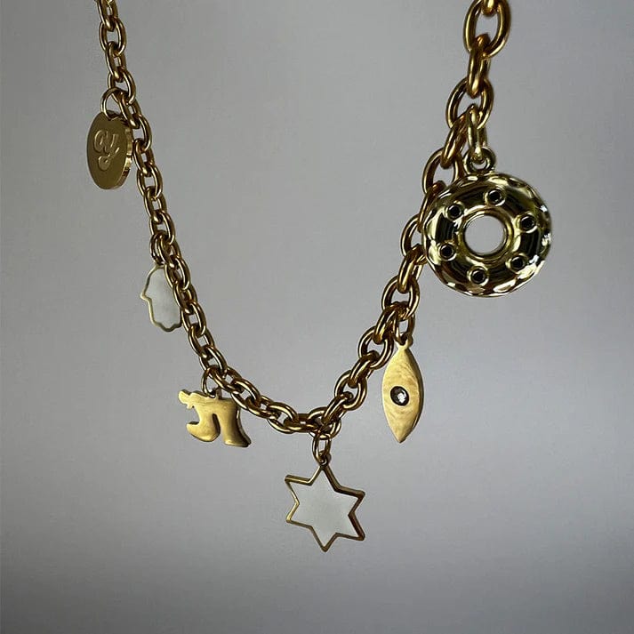 Mamaleh - Jewish Charm Bracelet - Gold - Plated - ModernTribe