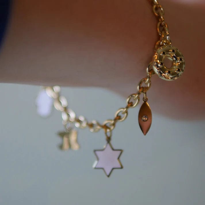 Mamaleh - Jewish Charm Bracelet - Gold - Plated - ModernTribe