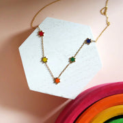 Mamaleh Necklaces Rainbow Rainbow Star of David Necklace