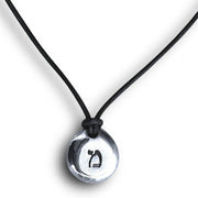 Marla Studio - Signet Hebrew Initial Necklace by Marla Studio - Sterling Silver - ModernTribe