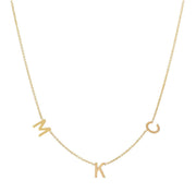 Miriam Merenfeld Jewelry - Taly Hebrew Initial Necklace - (Sterling Silver or Gold - Plated) - ModernTribe