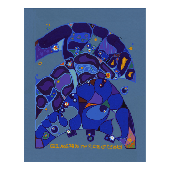 Stars of Heaven Print by Mordechai Rosenstein