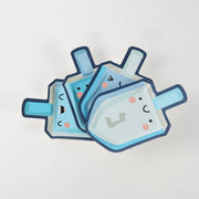 Hanukkah Dreidel Plates - Set of 8