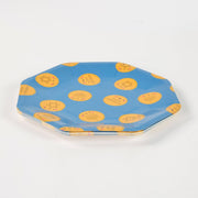 Chocolate Gelt Dinner Plates - Set of 8