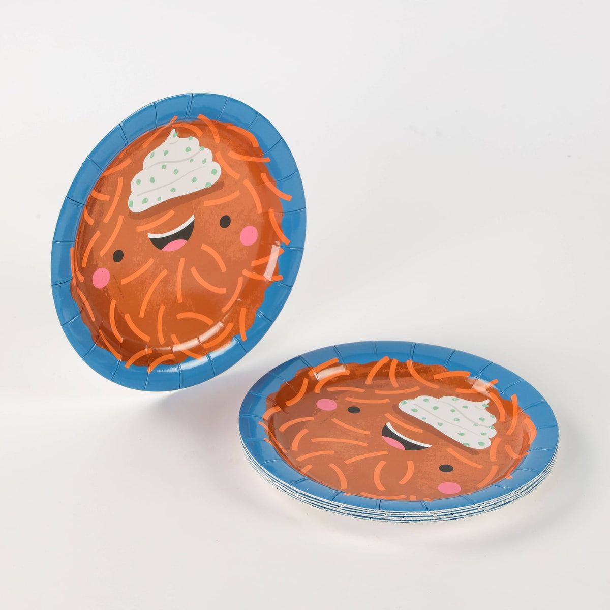 Latke Single Side Plates - Set of 8