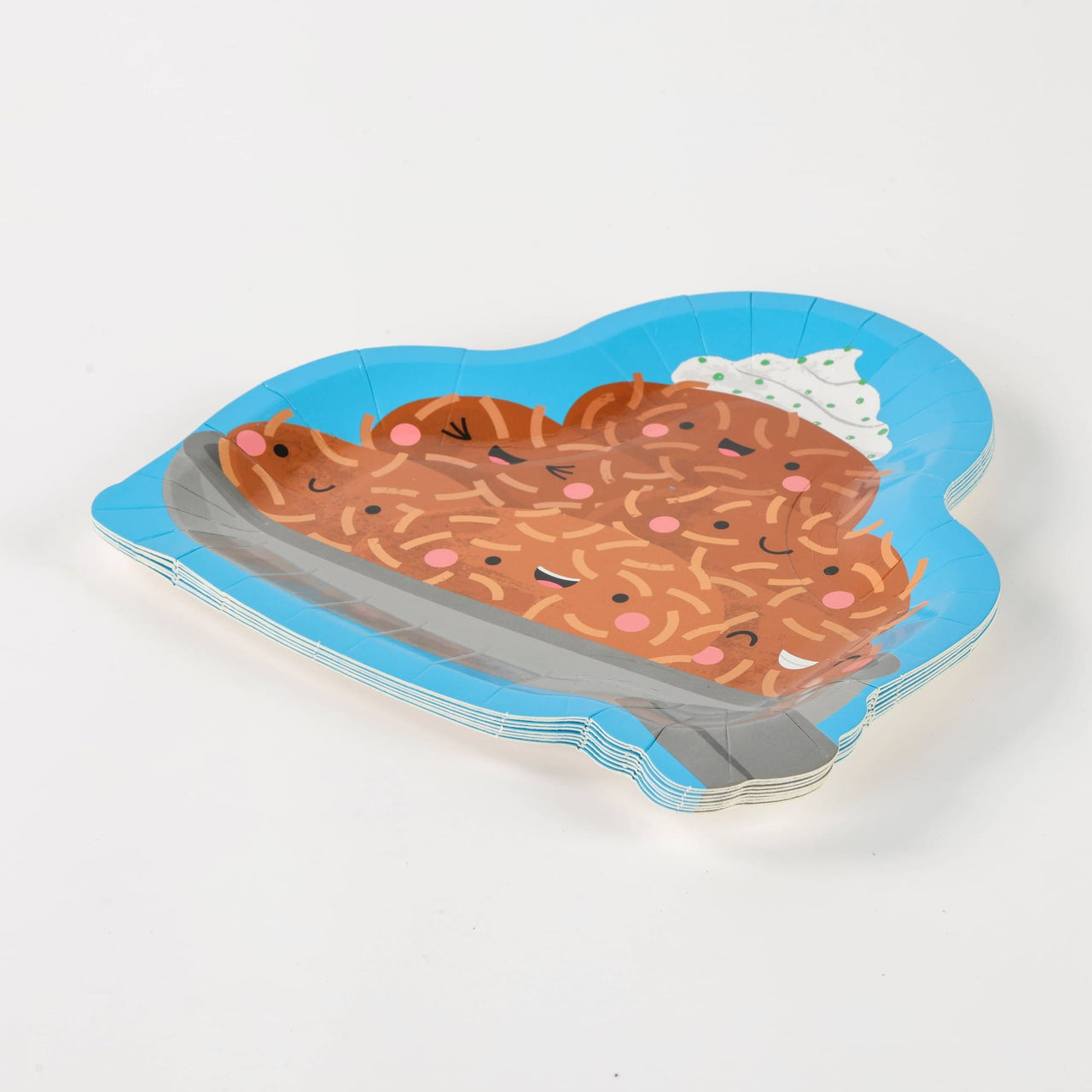 Stacked Latke Plates - Set of 8