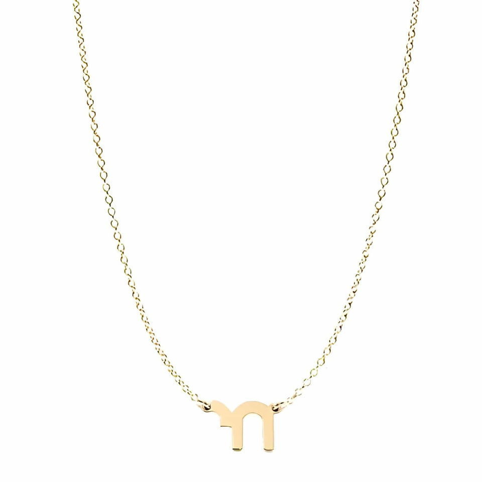 Miriam Merenfeld Jewelry - Tessa Mini Chai Charm Necklace - (Sterling Silver or Gold-Plated) - ModernTribe