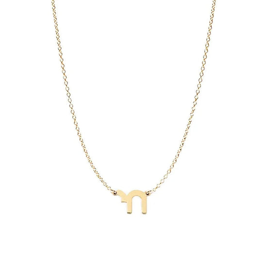 Tessa Mini Chai Charm Necklace - (Sterling Silver or Gold-Plated)