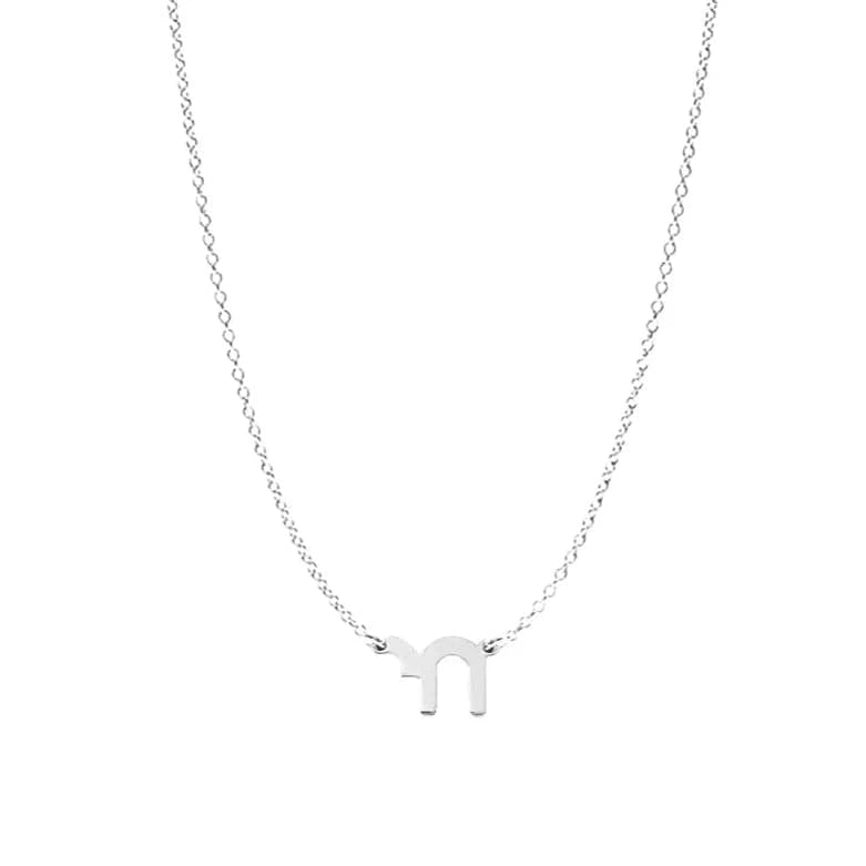 Miriam Merenfeld Jewelry Necklaces Sterling Silver / 15" Tessa Mini Chai Charm Necklace - (Sterling Silver or Gold-Plated)
