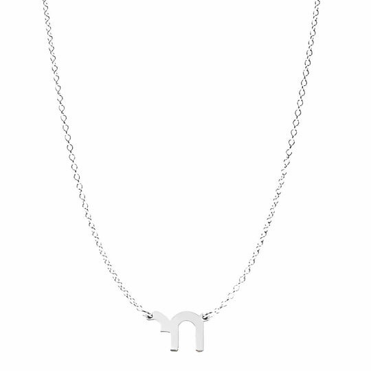 Tessa Mini Chai Charm Necklace - (Sterling Silver or Gold-Plated)