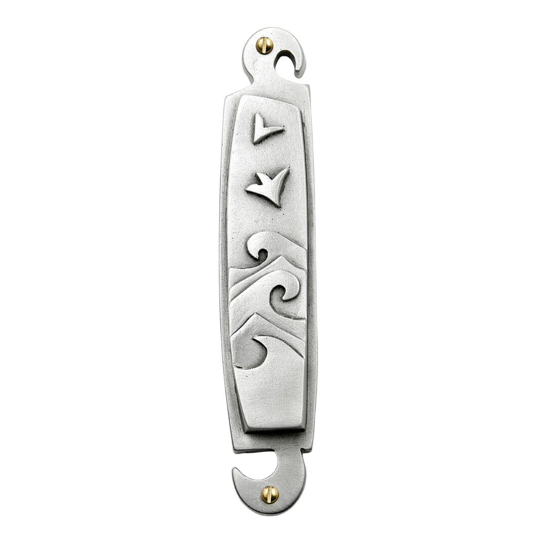 Emily Rosenfeld Mezuzahs Wave Mezuzah by Emily Rosenfeld