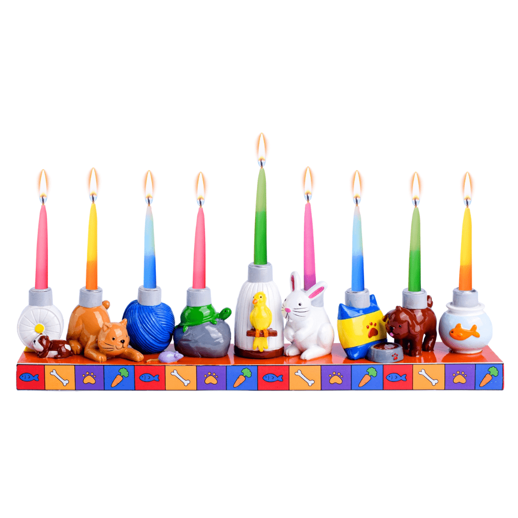 Ner Mitzvah Menorahs Favorite Pets Menorah