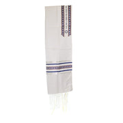 Zion Tallis Tallises Navy Silver Woven Star Talis Set