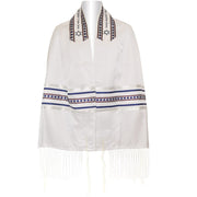 Zion Tallis Tallises Navy Silver Woven Star Talis Set