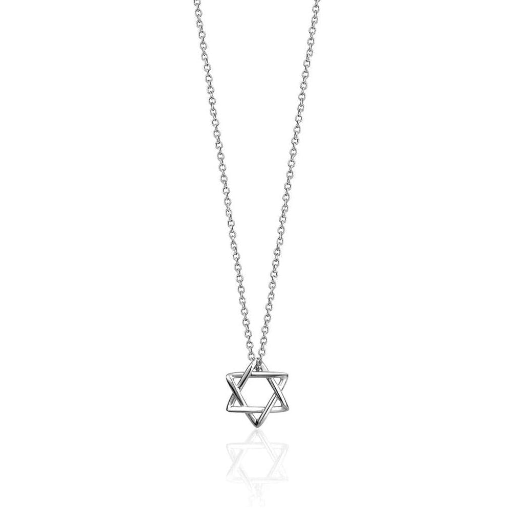 LIMLIM Necklaces Small Classic Interlocking Magen David Necklace - Sterling Silver