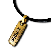 Marla Studio - Shalom Peace Necklace by Marla Studio - Bronze - ModernTribe