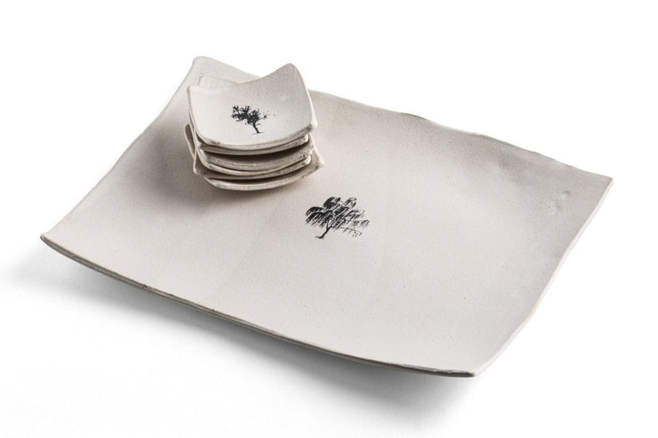 Israel Museum - Trees of Israel Seder Plate by Israel Museum - ModernTribe