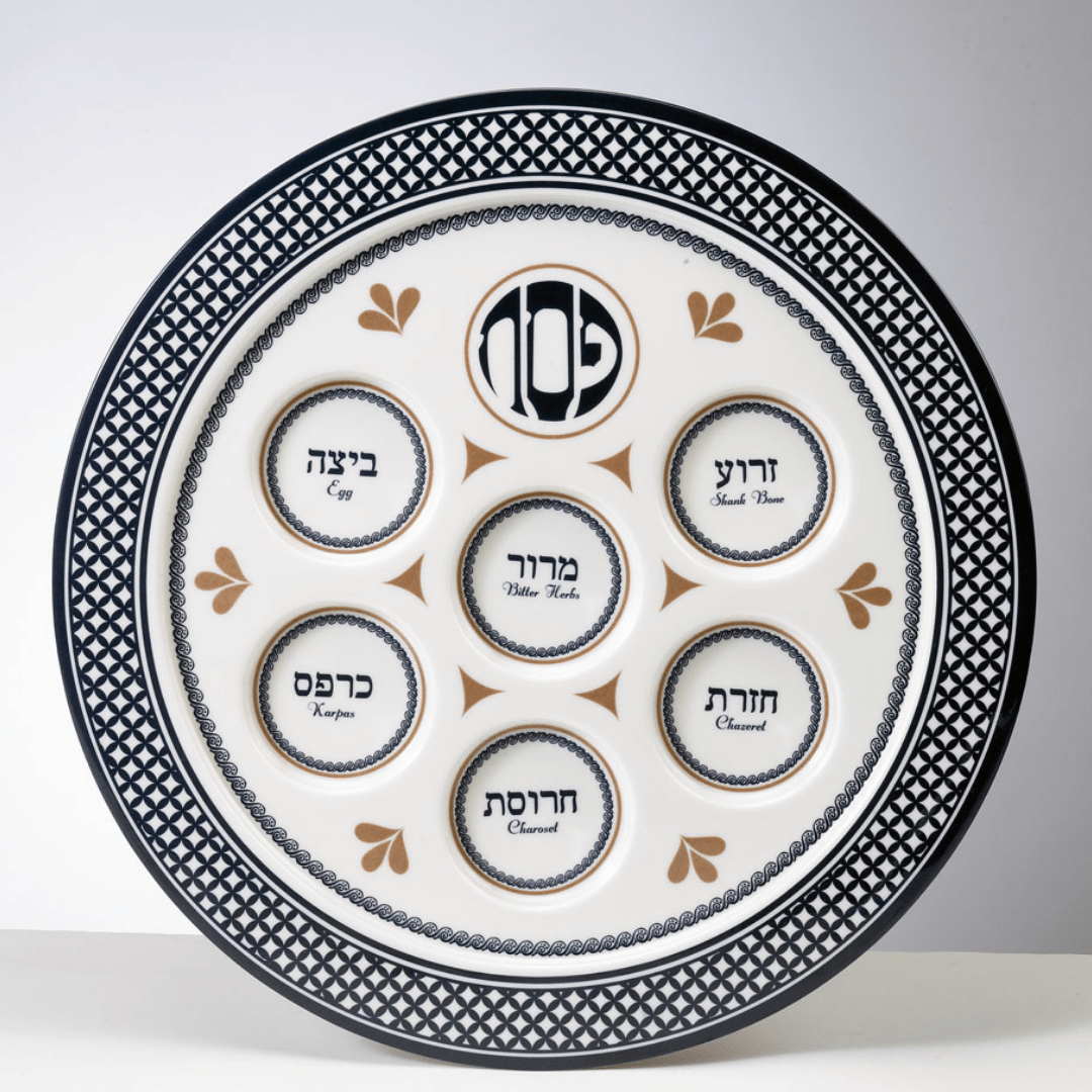 Rite Lite Seder Plates Case of 24 Value Melamine Seder Plate - Case of 24