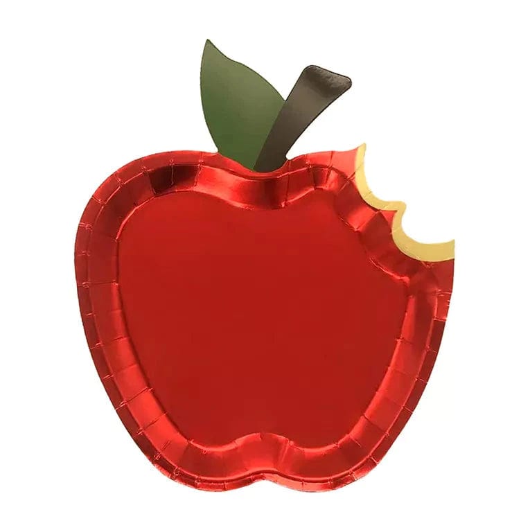 Cazenove Serving Pieces Apple-Themed Paper Plates - Pack of 10