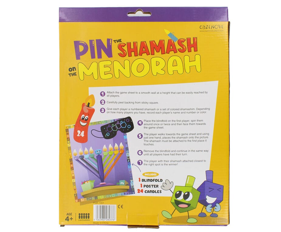 Cazenove - Pin the Shamash on the Menorah - ModernTribe