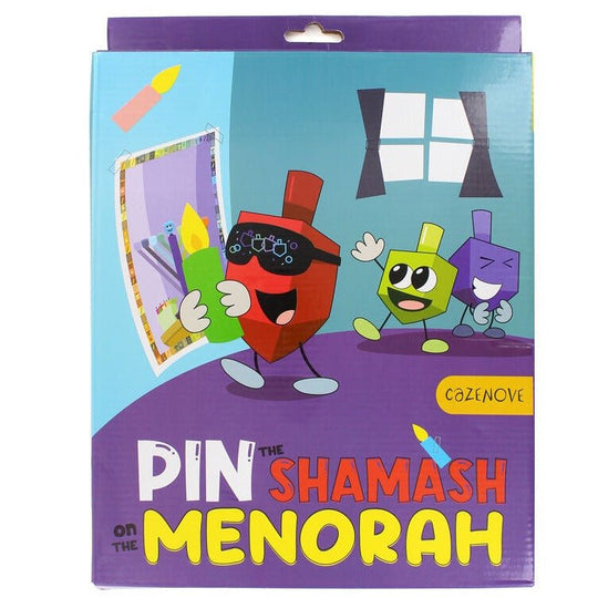 Pin the Shamash on the Menorah