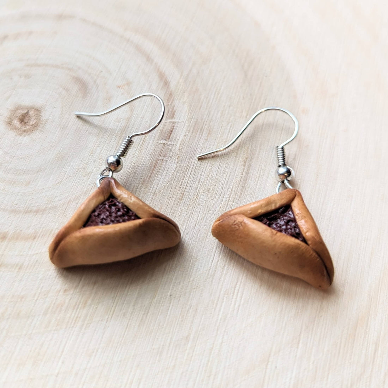 Edie's Art Shop Earrings Hamantaschen Drop Earrings