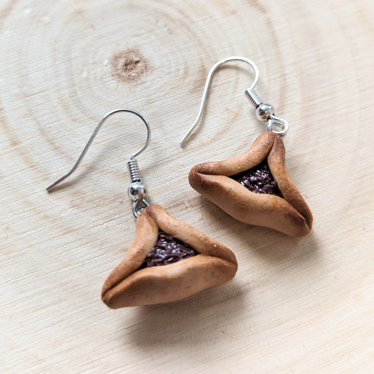 Edie's Art Shop Earrings Hamantaschen Drop Earrings