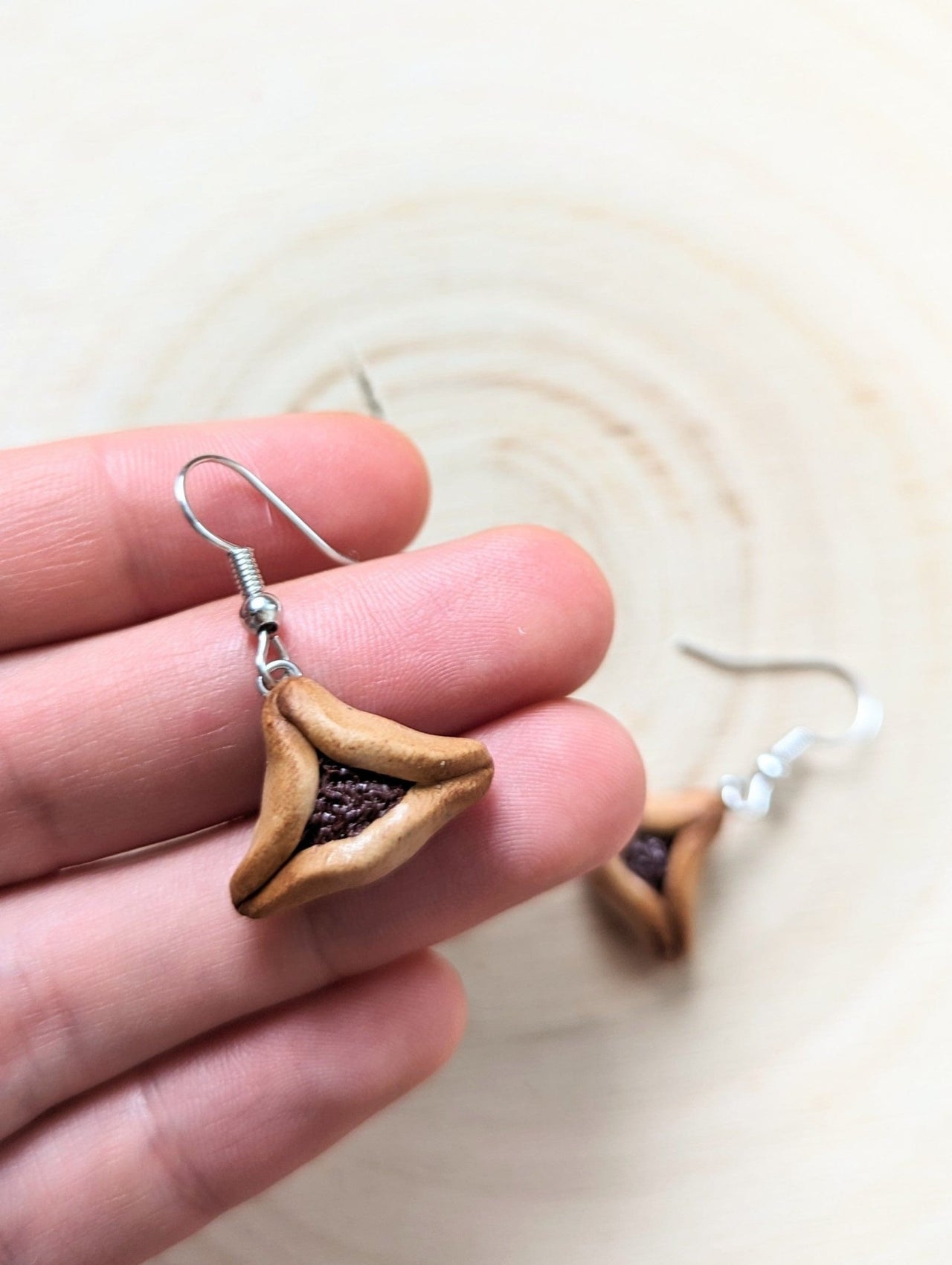 Edie's Art Shop - Hamantaschen Drop Earrings - ModernTribe