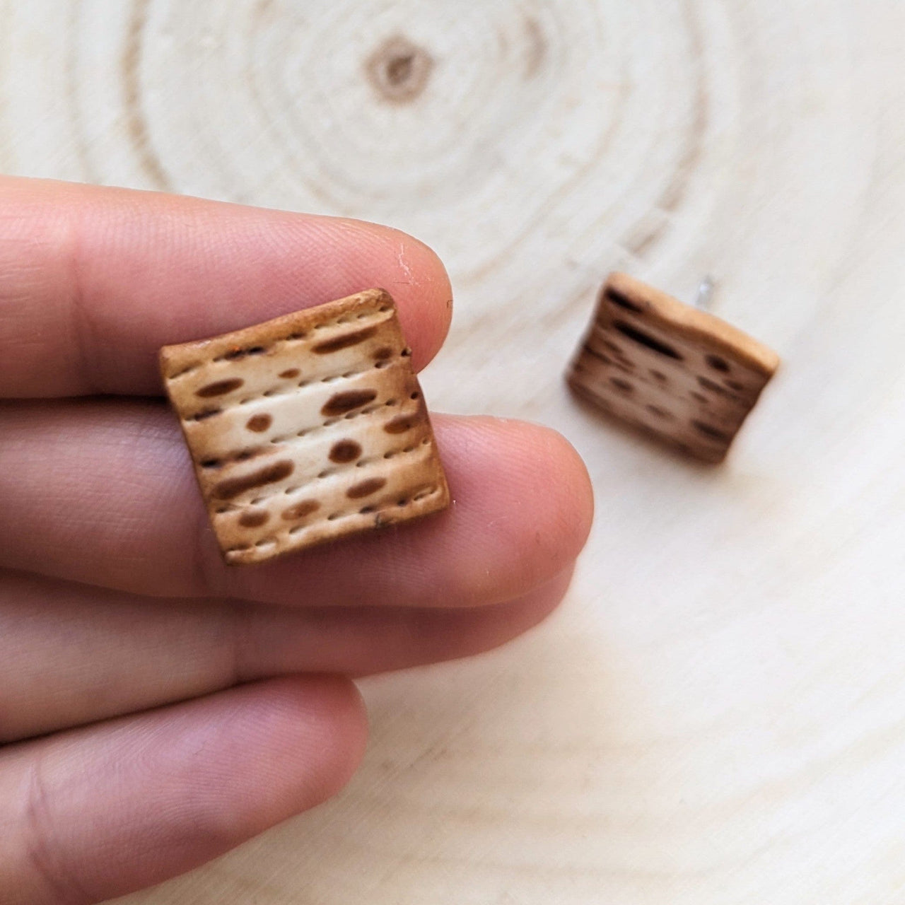 Edie's Art Shop - Matzah Stud Earrings - ModernTribe